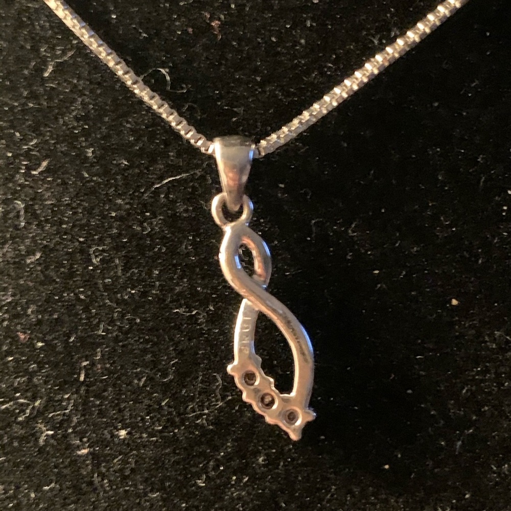 Genuine Diamond Pendant Necklace Charm - Picture 3 of 8